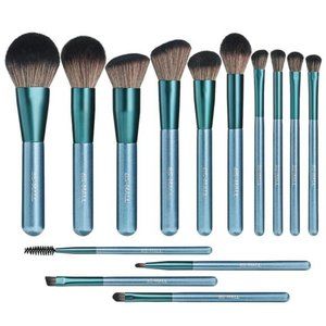 Makeup Brush Set 14Pcs Premium Synthetic Professional Makeup Brushes Foundation